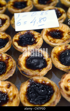 Pastéis de Belém (Nata), Bäckerei, Lissabon, Portugal Stockfoto