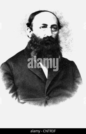 Marxens, Eduard, 23.7.1976 - 1887, deutscher Musiker, Komponist, Lehrer von Johannes Brams, Porträt, nach Foto, 19. Jahrhundert, Stockfoto