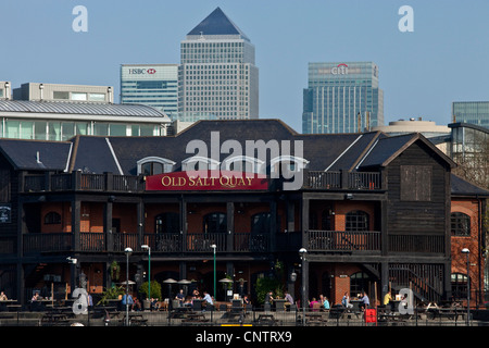 Alte Salz Kai Public House, "riverside Pub" River Thames, London Stockfoto