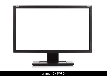 Widescreen-Computer-Monitor oder Fernseher Stockfoto