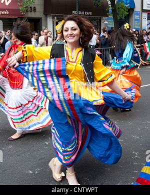 Iranischen Amerikaner feiern das persische Neujahr Nowruz mit der jährlichen persischen Parade in New York City Stockfoto