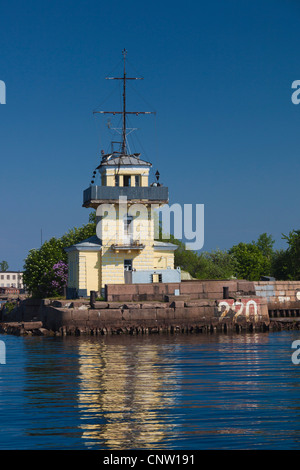 Russland, Sankt Petersburg, Kronshtadt, Zar Peter die Marine Größen Festungsstadt Petrowski Hafen Stockfoto