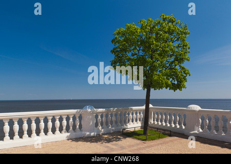 Russland, Sankt Petersburg, Peterhof, Meerbusen von der Villa Monplaisir Stockfoto