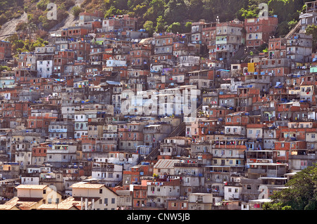 Favela Copacabana Rio de Janeiro Brasilien Stockfoto