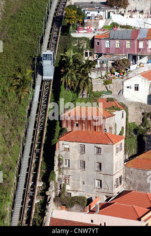 Standseilbahn Dos Guindais, Porto, Portugal Stockfoto
