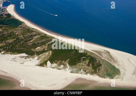 Antenne Sylt Foto mit Naturschutzgebiet Hoernum Odde, Deutschland, Schleswig-Holstein Stockfoto