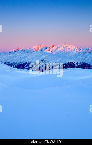 Blick vom Mossfluh, Aletschgebiet, Schweiz, Wallis, Walliser Alpen Stockfoto