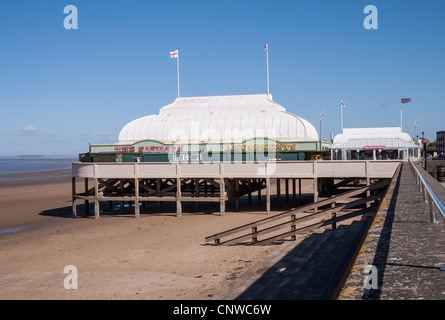 Burnham-on-Sea Pier, Somerset, England, Großbritannien Stockfoto