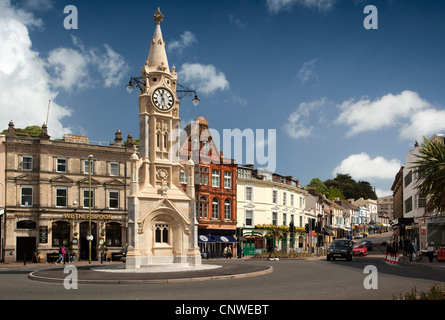 Großbritannien, England, Devon, Torquay, Strang, Richard Mallock Memorial Clock Tower Stockfoto