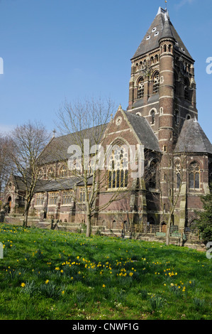 St.-Stephans Kirche Rosslyn Hill, Hampstead, von Hampstead grün. Stockfoto