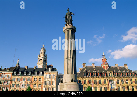 Frankreich, Nord, Lille, Place du General de Gaulle Stockfoto