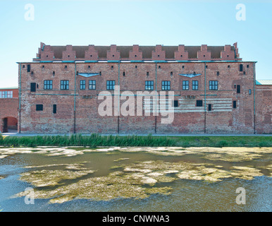 Das historische Schloss von Malmohus befindet sich in der schwedischen Stadt Malmö. Stockfoto