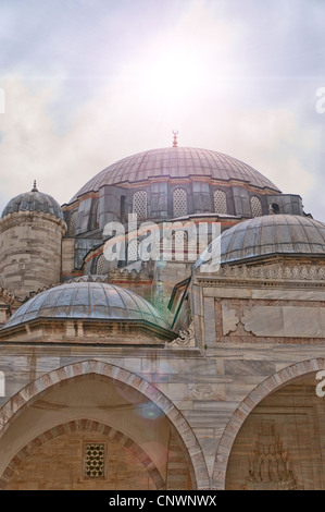 Die Sehzade Moschee befindet sich in der türkischen Stadt Istanbul. Stockfoto