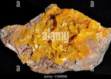 wulfenite Stockfoto