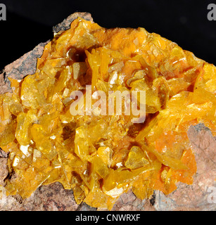 wulfenite Stockfoto