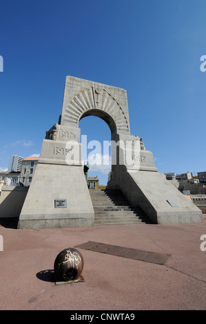 Monument Aux Morts de l'Armée d ' Orient in Vallon des Auffes in Marseille, Frankreich Stockfoto