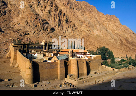 Katharinenkloster am Fuße des Mount Sinai, Ägypten Stockfoto