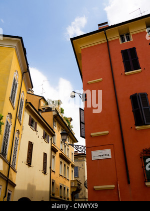Engen Straßen von Modena eine Stadt in der Region Emilia-Romagna, Italien. Stockfoto