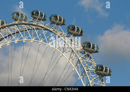 Das London Eye in London, England, Vereinigtes Königreich. Stockfoto