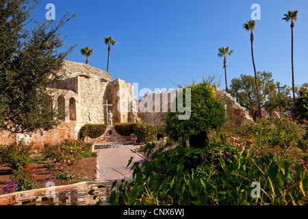 Mission Kirchenruine San Juan Capistrano California Stockfoto