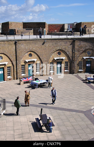 Ersten Weltkrieg Wochenende, Redoubt Fortress Militärmuseum, Royal Parade, Eastbourne, East Sussex, England, Vereinigtes Königreich Stockfoto