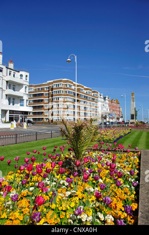 Strandpromenade, Bexhill-on-Sea, East Sussex, England, Vereinigtes Königreich Stockfoto