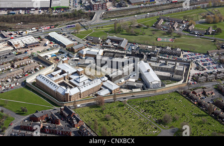 Luftaufnahme von Armley Gefängnis, Leeds Stockfoto