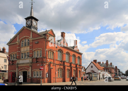 England Oxfordshire Thame hohe Straße Rathaus Stockfoto