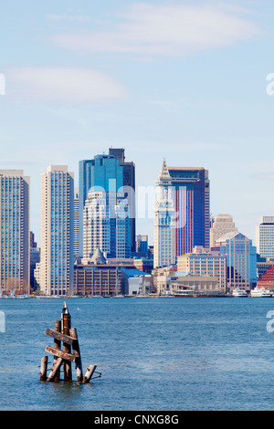 BOSTON SKYLINE MASSACHUSETTS STREET MA STADT STÄDTISCHES MOTIV STADTANSICHTEN NEW ENGLAND STREET STADTBILD SKYLINE ARCHITEKTUR BOSTON BOST Stockfoto