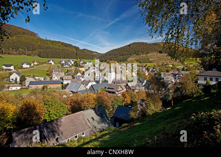 Oberkirchener, Ortsteil Schmallenberg, Deutschland, Nordrhein-Westfalen, Sauerland, Schmallenberg Stockfoto