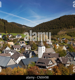 Oberkirchener, Ortsteil Schmallenberg, Deutschland, Nordrhein-Westfalen, Sauerland, Schmallenberg Stockfoto