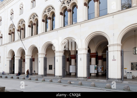 Eingang von der Ludwig-Maximilians-Universität, München, Bayern, Deutschland, Europa Stockfoto