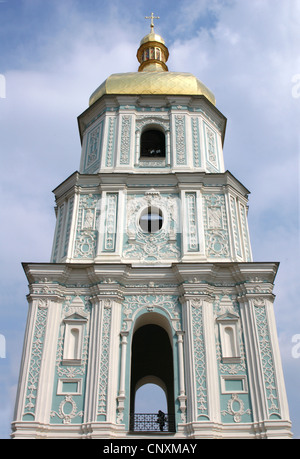 Bell Tower von Saint Sophia Cathedral in Kiew, Ukraine. Stockfoto