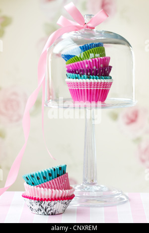 Cupcake-Fällen Stockfoto