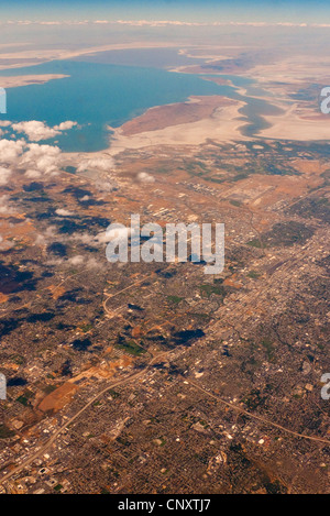 Salt Lake City, Great Salt Lake in den Hintergrund, USA, Utah, Salt Lake City Stockfoto