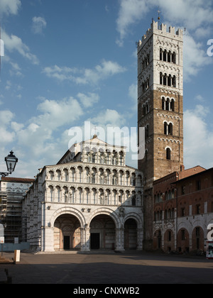 Lucca Kathedrale von San Martino, Westfront Stockfoto