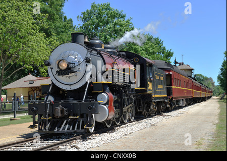 Motor 300, Texas State Railroad, Palästina, TX 120421 30326 Stockfoto