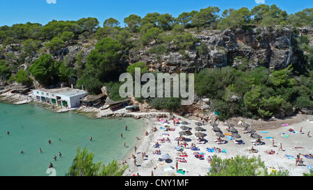 Strand von Cala Pi, Spanien, Balearen, Mallorca, Cala Pi Stockfoto