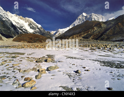 Makalu 5. höchste Berg in der Welt von einfachen Sherson im Barun-Tal, Nepal, Makalu Barun Nationalpark, Sherson Stockfoto