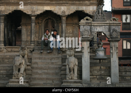 Batsala-Durga-Tempel in Bhaktapur Durbar Square in Bhaktapur, Nepal. Stockfoto