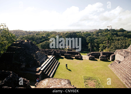 Maya-Ruinen von Caracol, belize Stockfoto