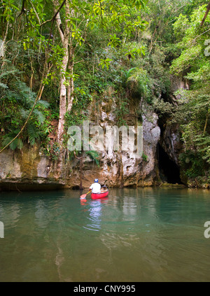 Barton Creek Höhle, belize Stockfoto