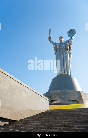 Heimat-Statue - Rodina Mat, Kiew, Ukraine, Europa. Stockfoto