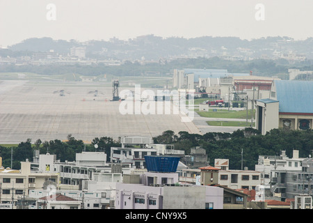 Futenma Marine Corps Armee Dienstleistungen Basis Insel Okinawa, Japan. Stockfoto