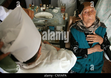Zahnklinik in Chiwa, Usbekistan. Stockfoto