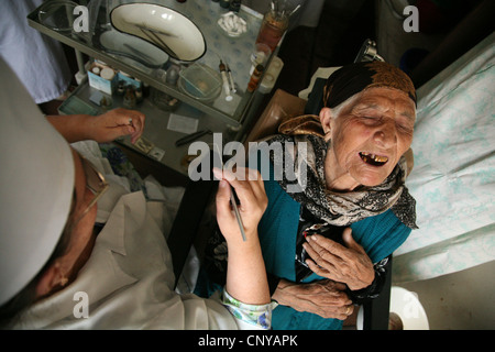 Zahnklinik in Chiwa, Usbekistan. Stockfoto