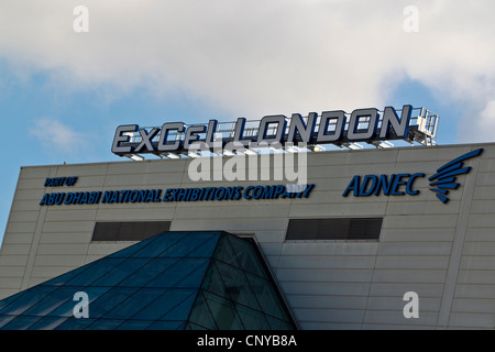 ExCel London International Exhibition und Convention Centre Ort East London. Stockfoto