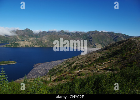 Blue Spirit Lake, Washington Stockfoto