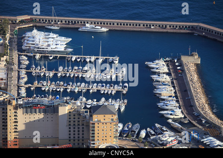 Draufsicht des Cap d ' AIL und dem Hafen, Alpes-Maritimes, 06, Côte d ' Azur Stockfoto