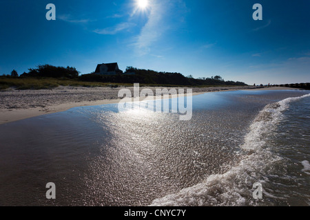 Ostseeküste im Herbst, Strand Eindruck, Ahrenshoop, Darß, Mecklenburg-Vorpommern, Deutschland Stockfoto